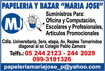 Papelería y Bazar María José